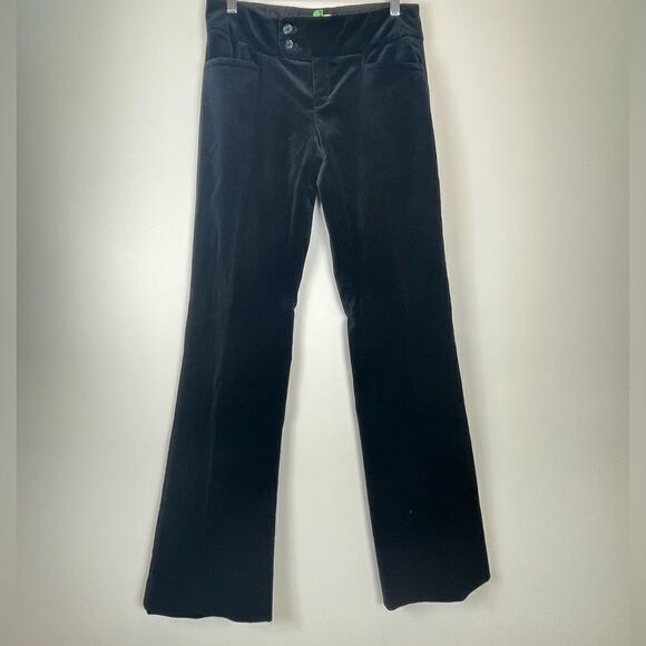 Banana Republic The Sloan Fit Velvet Mid Rise Wide Leg Pants - Picture 1 of 4